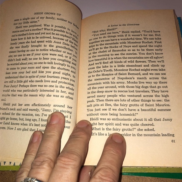 Well loved storyteller Charles Tritten’s - Heidi grows up- sequel to Heidi -used - Picture 6 of 6